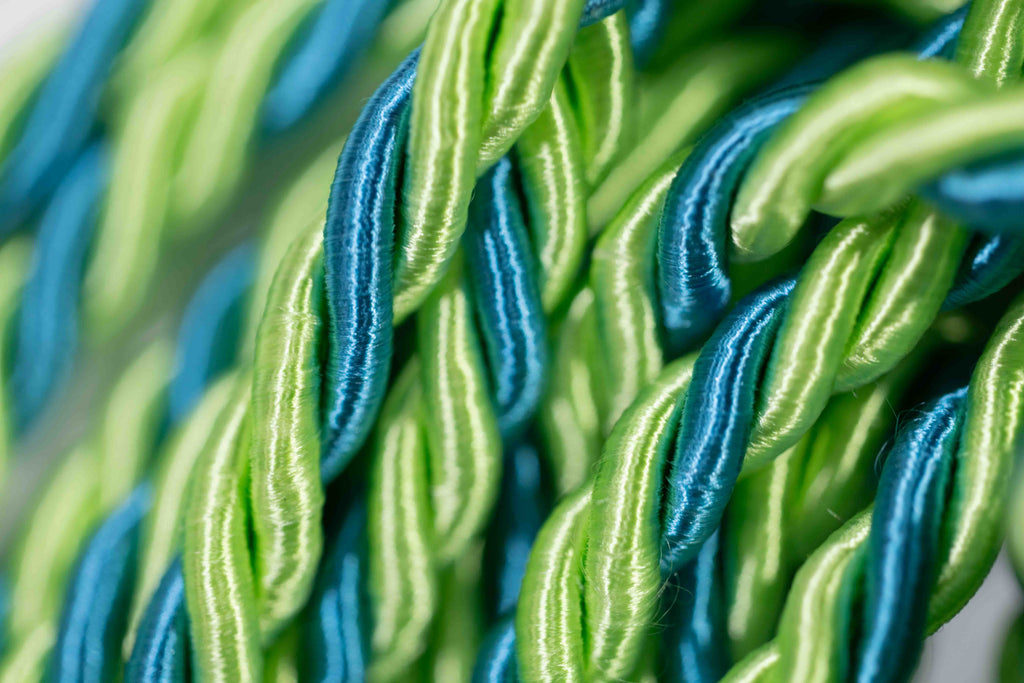 LIME GREEN, LIME GREEN, MING BLUE GRADUATION CORD, HONOR CORD