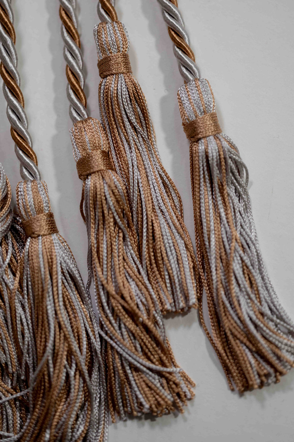 SILVER, SILVER, DRAB GRADUATION CORD, HONOR CORD