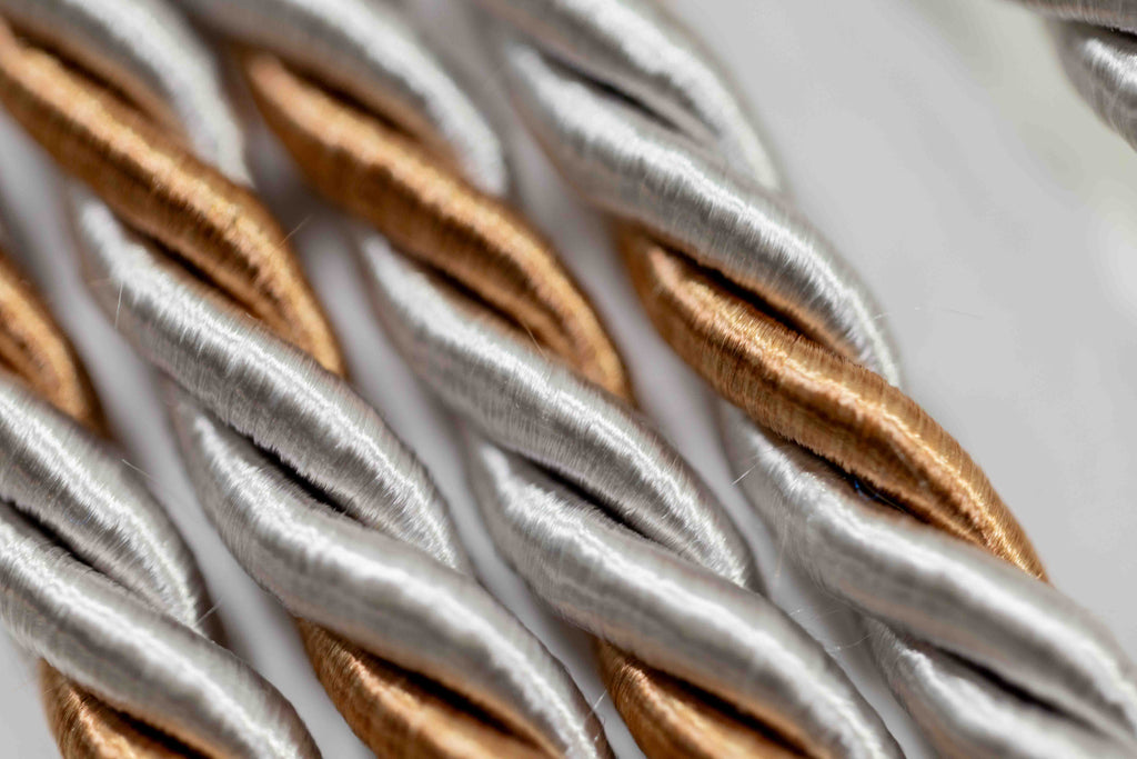 SILVER, SILVER, DRAB GRADUATION CORD, HONOR CORD