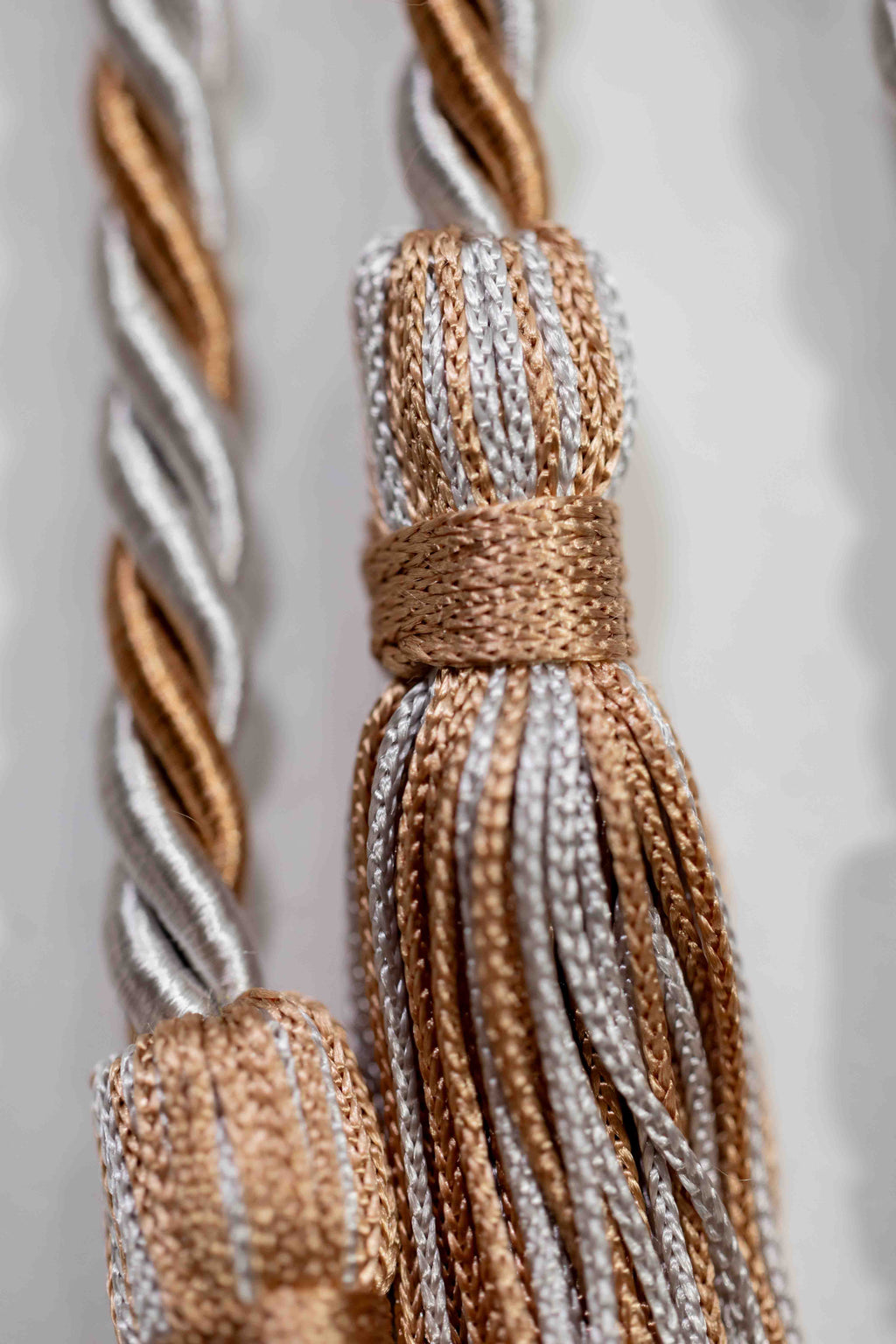 SILVER, SILVER, DRAB GRADUATION CORD, HONOR CORD