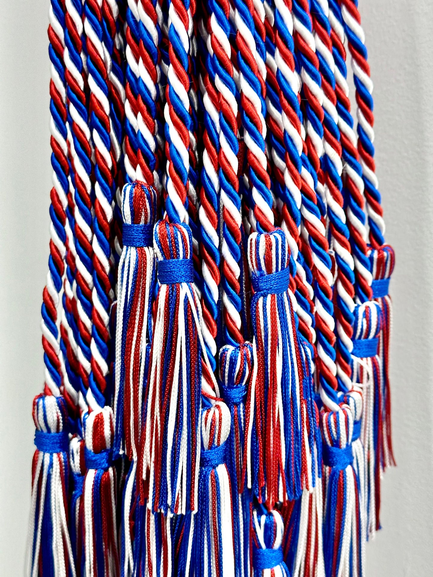 Red, White, Royal Blue Graduation Honor Cord (4th July Special Edition)