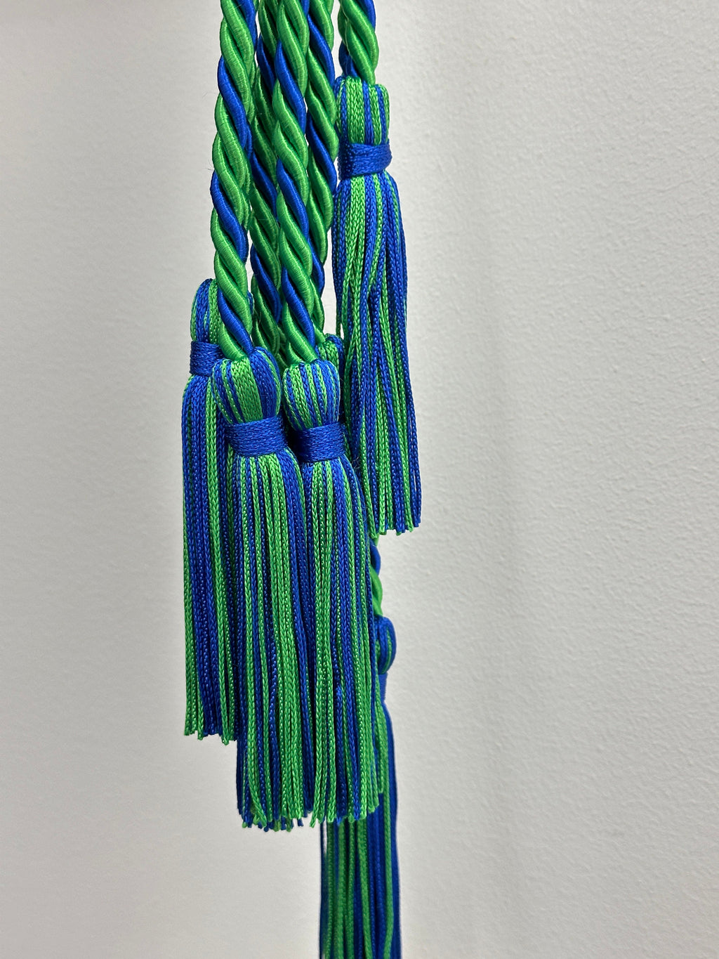 Emerald Green, Emerald Green, Royal Blue, Graduation Honor Cord, Twisted Cord
