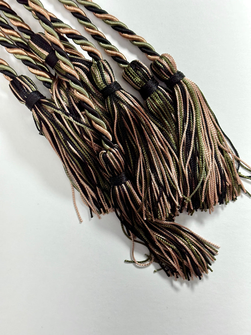 Black, Drab, Sage (Olive) Graduation Honor Cord | Army Camo