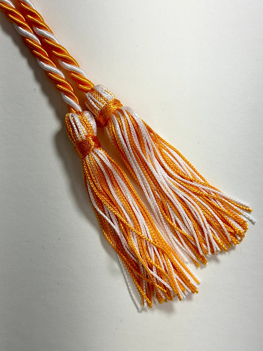 ORANGE WHITE HONOR CORDS
