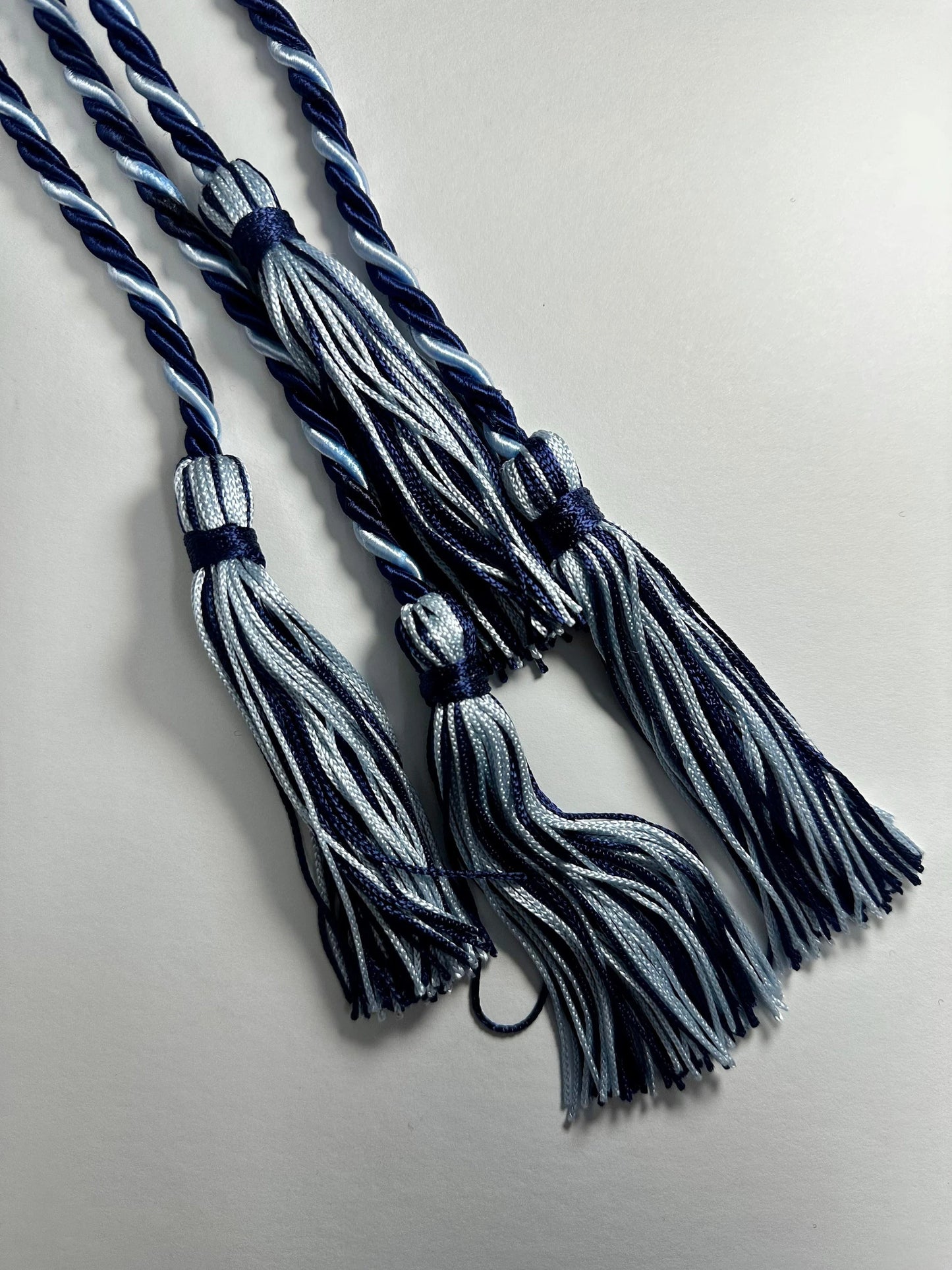 Navy, Light Blue Graduation Honor Cord, twisted Cord