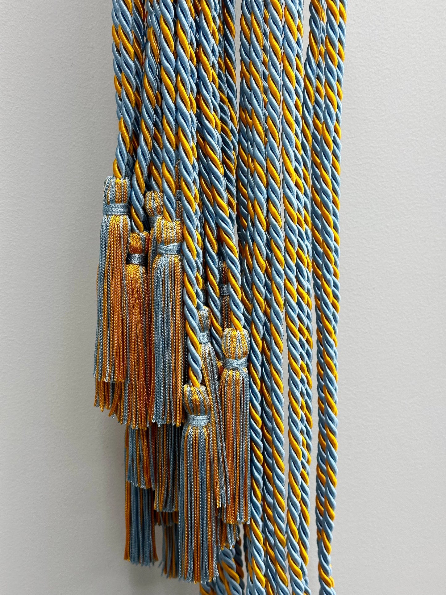 Graduation Cord - Apricot Orange, Light Blue, Light Blue