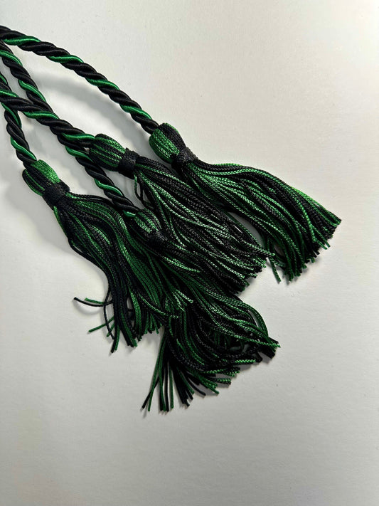 Green, Black Graduation Honor Cord