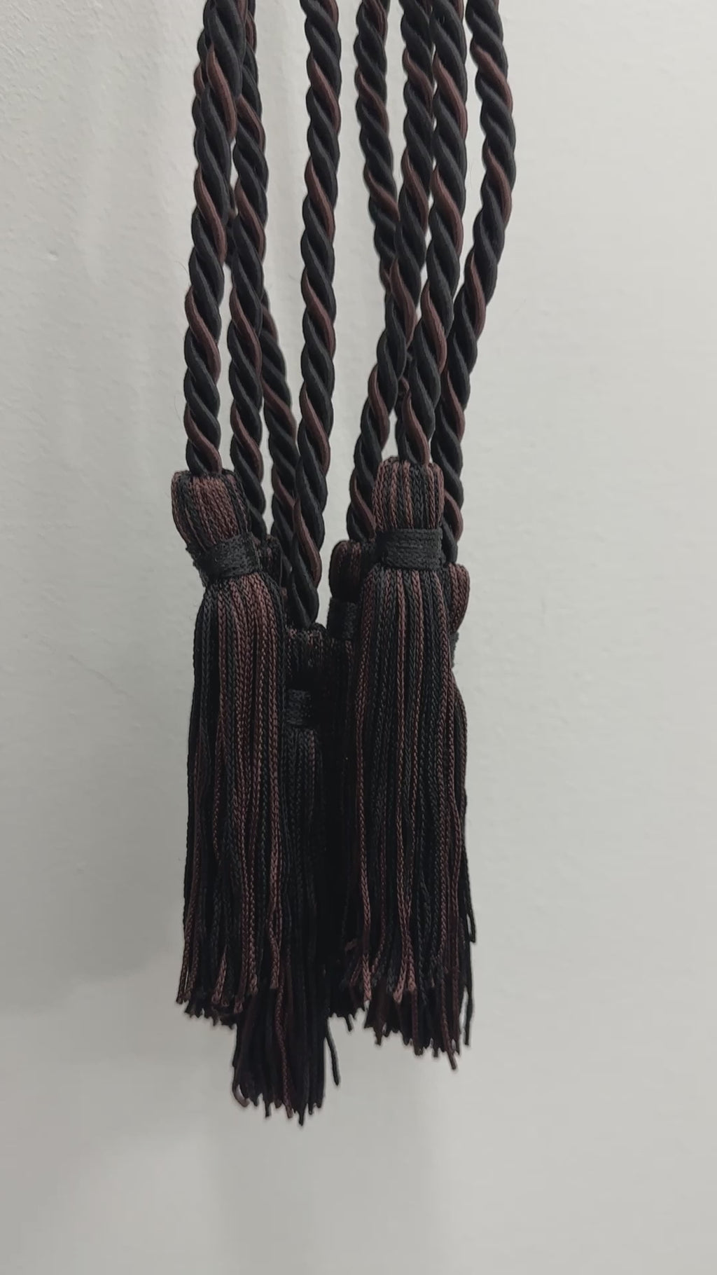 Black, Black, Brown Graduation Cord Honor Cords