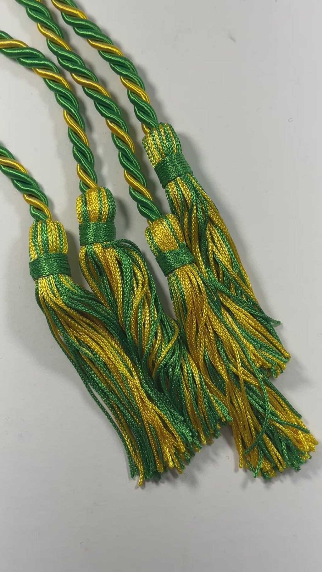 Emerald, Emerald, Gold Graduation cord, Honor Cord