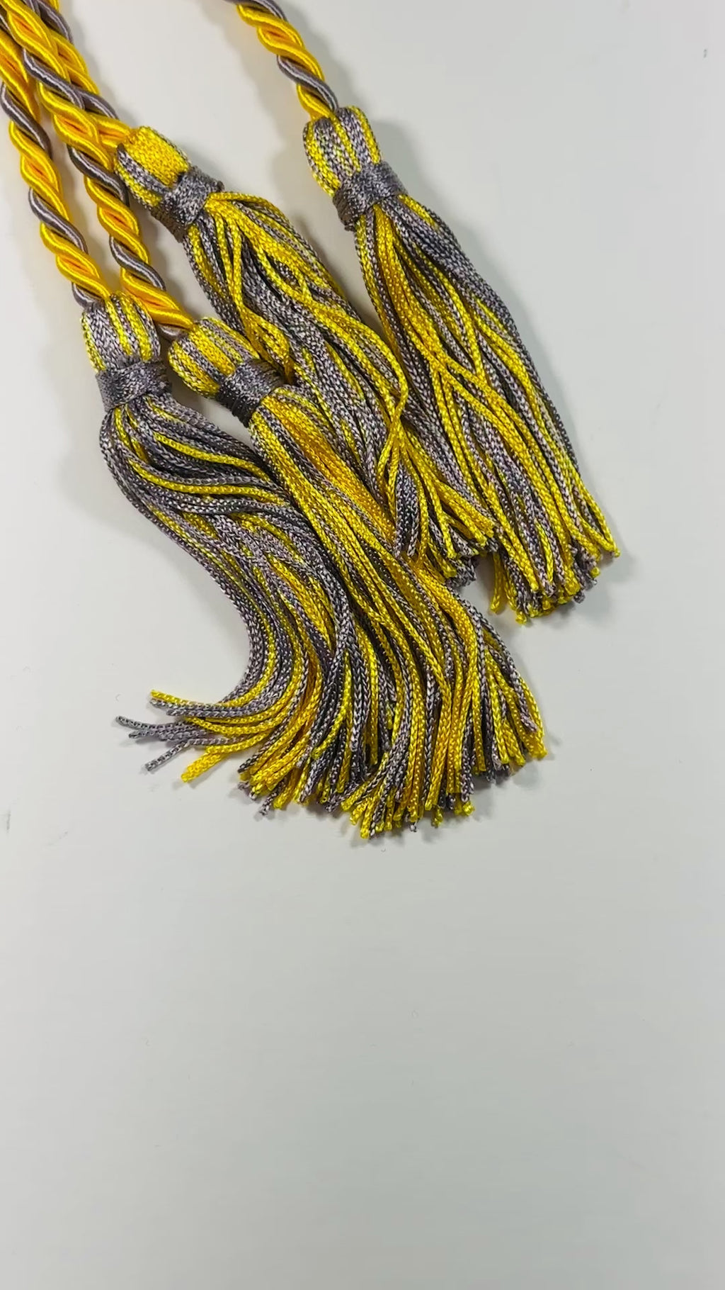 Gold, Gold, Platinum Graduation Honor Cord
